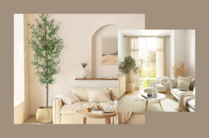 Casa sempre organizada. Salas claras, organizadas, com plantas e muita luz.