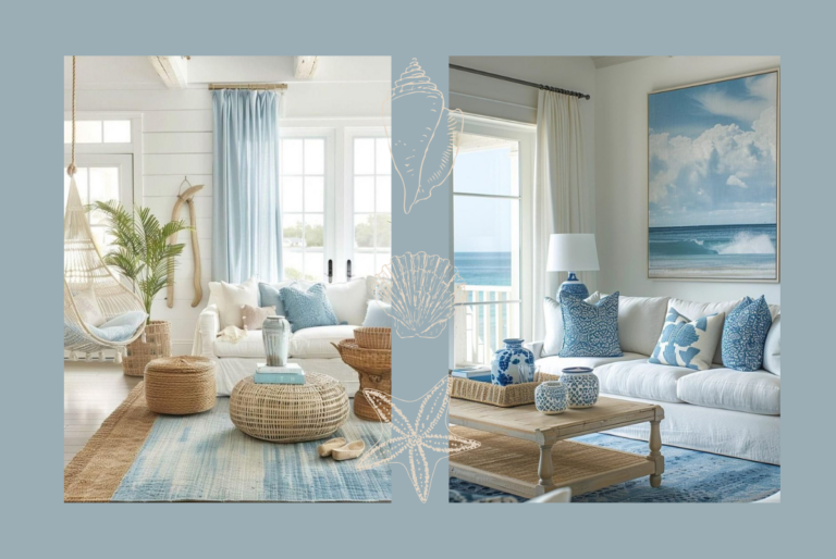 Ambientes de casa de praia.